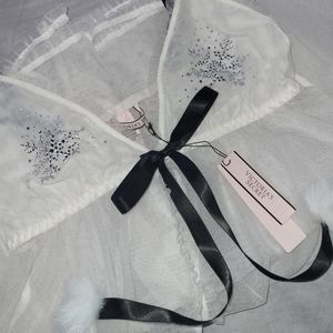Victoria's Secret Snowflake Lingerie Slip W Matching Panty ❄️ BNWT